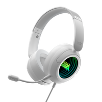 Casque de jeu filaire PIVA M10 USB Type-C 50 mm avec basses stéréo et carte son intégrée