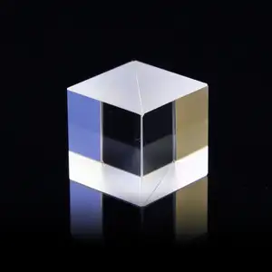 Cube séparateur de faisceau optique bk7 de prix usine, mini cube de prisme dichroïque