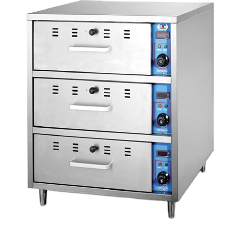 3段引き出し電気ビルディングブロック構造フードヒーターウォーム