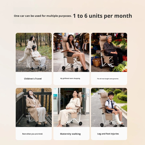 <span class=keywords><strong>Chaise</strong></span> <span class=keywords><strong>de</strong></span> camping mobile légère sur mesure <span class=keywords><strong>avec</strong></span> roulettes, facile à transporter pour les voyages, la <span class=keywords><strong>plage</strong></span> et les loisirs en plein air - Product Image 2