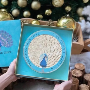 Luxury Peacock Design <b>Empty</b> <b>Gift</b> <b>Box</b> for Bird's Nest, Ginseng, Deer Antler & Dendrobium - Product Image 3