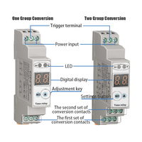 CNTD CDT6-X110W Relay Waktu Digital Miniatur Tipe IP20 Tingkat Proteksi AC/DC 12-240V 50Hz Relay Timer Proteksi Epoksi