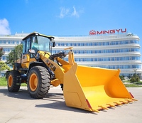 Chinesischer Mingyu Hersteller 2 Tonnen kleiner schwerer Bagger lader 3 Tonnen Mini-Vorderrad lader Zum Verkauf