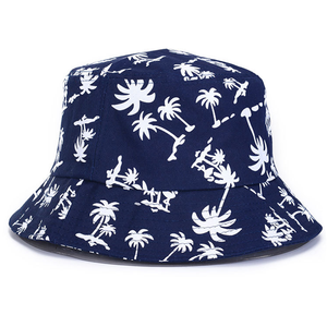 Sombrero de <span class=keywords><strong>Pescador</strong></span> Reversible Azul Personalizado para <span class=keywords><strong>Hombre</strong></span>, Gorra de Verano con Estampado y Bordado para Mujer - Product Image 1