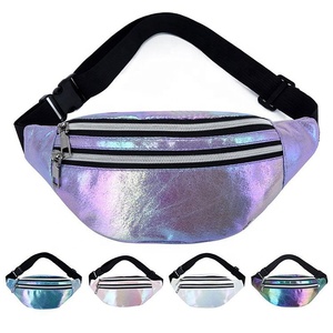 La Mode Laser Pu Hologramme <span class=keywords><strong>Sac</strong></span> de Taille Design <span class=keywords><strong>Matelassé</strong></span> Femmes <span class=keywords><strong>Sac</strong></span> <span class=keywords><strong>Banane</strong></span> Fille Portefeuille Antivol Ceinture sacs - Product Image 3