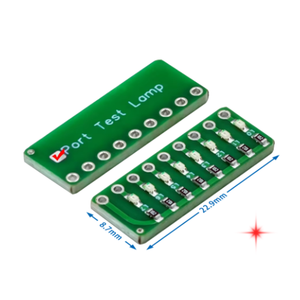 Lampada di prova con luci a LED a 8 segmenti per luci di flusso con luce di prova disponibile nei colori rosso, verde e blu - Product Image 4