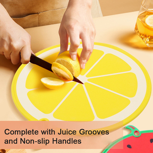 Joywave BPA Miễn Phí Dưa Hấu Chanh Lê Trái Cây Hình Cắt <span class=keywords><strong>Board</strong></span> Thực Phẩm An Toàn Máy Rửa Chén An Toàn Nhựa Cắt Bảng Cho Nhà Bếp - Product Image 4