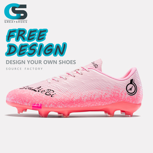 Greatshoes tùy chỉnh men's bóng đá khởi động, chất lượng cao màu hồng đào tạo bóng đá đinh tán Giày, tốt nhất Turf Giày bóng đá cho nam giới - Product Image 1