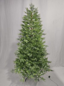 Prix direct usine – Sapin de Noël pré-éclairé en PE de haute qualité (1,8 m, 2,1 m, 2,3 m, 3 m) – Idéal pour la décoration de la maison et des fêtes - Product Image 3