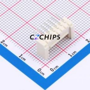 HC-HY2.0-7AW-M Wire-to-Board Pin Header Bent Lead Through Hole,P=2mm Connector 1x7P 2mm Right Angle Insert HY - Product Image 2