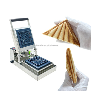 Bán Hot thép không gỉ nướng sản xuất bánh sandwich điện thương mại nhỏ sản xuất bánh sandwich máy cho snack bar - Product Image 6