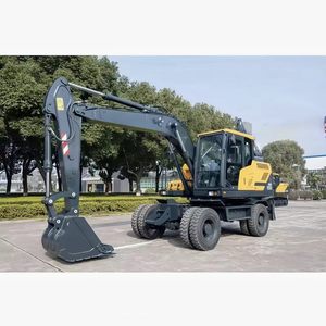 Excavadora de Ruedas HW150, Velocidad de Desplazamiento de 9.5 km/h, Transferencia Rápida, Fuerza del Brazo de 77 kN, Fuerza del Cucharón de 103 kN, Estable - Product Image 6