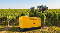 Générateur diesel insonorisé silencieux 100 kW 110 kW 125 kVA triphasé 400 V 50 Hz pour bureaux, hôtels, restaurants, hôpitaux