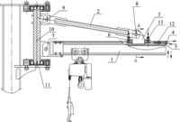 Grue à flèche articulée murale fixe électrique personnalisée de type levage de bras, capacité 500 kg, 1 tonne, 2 tonnes, 3 tonnes