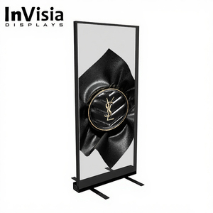 InVisia 90% transparent, pas de pixel de 3,91/6,25 mm, taux de rafraîchissement élevé, luminosité 2500-5000 cd/<span class=keywords><strong>m</strong></span>², affichage numérique holographique sur pied pour intérieur - Product Image 4