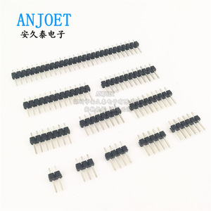 Anjoet 2.0 ขั้วต่อพินแถวเดียว 1x2p ถึง 40p ระยะพิทช์ 2.0 มม. ขาทองแดงตรง ยาว 8.7 มม. สำหรับประกอบอุปกรณ์อิเล็กทรอนิกส์ - Product Image 2