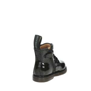Bottines Grunland pour filles en cuir verni noir taille 88 PP0400 - Product Image 3