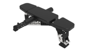 Banc de musculation réglable en acier au carbone de 3e génération FOUX, modèle pliable DL850 pour usage domestique et commercial, garantie 1 an