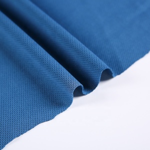 100% polyester teint tricoté <span class=keywords><strong>wathet</strong></span> net recyclé tissu de maille d'oeil d'oiseau - Product Image 6