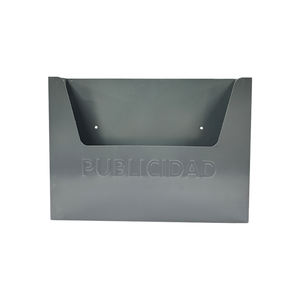 Exhibidor de Folletos Metálico de Pared, Caja de Almacenamiento de Folletos Resistente para Oficinas y Espacios Comerciales - Product Image 1