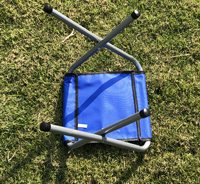 Hangrui Portable léger Mini chaise Durable métal tabouret pliant en plein air salle de sport pique-niques pêche parc activités moderne
