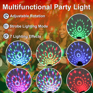Venta al por Mayor de Luces <span class=keywords><strong>Discoteca</strong></span> LED Mini Club DJ, Luces Láser Universales con Cambio de Color, Bola Mágica con Control Remoto - Product Image 2