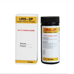 Bandelettes de <span class=keywords><strong>test</strong></span> urinaire professionnelles pour microalbumine URS-2P, réactif d'analyse d'urine, alimentation manuelle - Product Image 1
