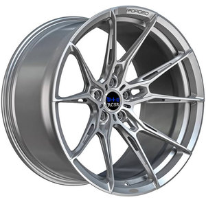 Cerchi in Alluminio Forgiato RCSR Deep Concave Monoback con Design Cromato Spazzolato 5x112 5x114.3 5x120 6x139.7 da 18 19 20 21 22 Pollici - Product Image 4
