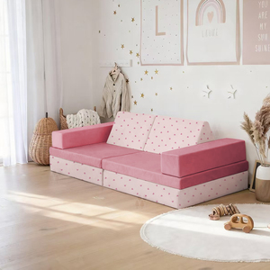 Canapé modulaire contemporain en mousse pour enfants, convertible, prix d'usine, pour salle de jeux, chambre et salon - Product Image 3