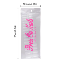 150 faux ongles carrés mi-mat extra courts, forme amande moyenne, design français, application facile, couvrance totale, doux pour les doigts
