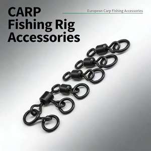 Mousqueton pivotant à anneau unique en laiton de haute qualité, capacité de charge de 10g, longueur de 180mm, pour accessoires de pêche à la <span class=keywords><strong>carpe</strong></span> - Product Image 1