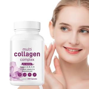 Oem Private Label Hoge Kwaliteit Collageen En Capsules Schoonheidsproduct Collageen <span class=keywords><strong>Capsule</strong></span> Tablet - Product Image 2