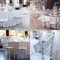 Chaises Napoléon Chiavari en Résine Transparente en Gros Chaises de Mariage et de Fête en Acrylique Transparent pour Salle à Manger