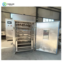 Four à fumer industriel de 300 kg pour aliments, équipé d'un système d'adsorption des fumées d'huile