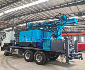 Única plataforma de perforación rotativa con motor diésel montada en camión máx. 500m máquina perforadora de pozos de agua con broca de aleación y motor de 92kw - Product Image 5