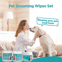Lingettes pour les yeux des animaux de compagnie, 100 pièces, lingettes nettoyantes pour les taches de larmes pour chiens et chats, lingettes nettoyantes douces à base d'extraits végétaux