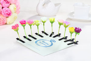 Cute Plant Elastic Hairpin DIY Material Hair Clip Easter Decoration for Girls - Product Image 5