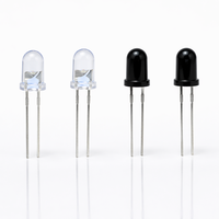 Émetteur LED IR 3 mm 940 nm à trou traversant, diode électroluminescente infrarouge de petite taille