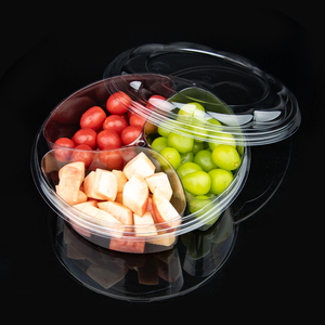 Vòng Trái Cây Tươi Hộp Thực Phẩm Lưu Trữ <span class=keywords><strong>Container</strong></span> Nhựa Trái Cây Hộp Với Ngăn - Product Image 2