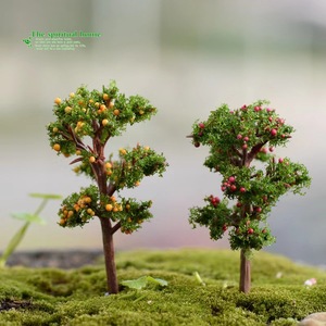 Árboles Modelo Tren Ferrocarril Decoración Paisaje A escala Edificio Hierba estática Tufts Paisaje en miniatura Flores silvestres Flor - Product Image 2