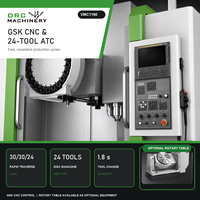Centre d'usinage vertical CNC VMC1160 à prix d'usine, fraiseuse 3 axes 1100x600x600mm BT40 OEM