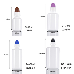 Chất lượng cao Nhựa <span class=keywords><strong>LDPE</strong></span>/PP xách tay có thể ép Chai nhỏ giọt với tùy chỉnh colour cap - Product Image 3