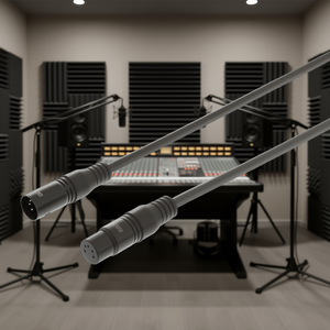 Cable XLR Digital de 5 Pines Macho a Hembra, 1.00 M, Gris Oscuro - Product Image 3