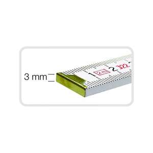 METRICA - 23130 2 Mètres-Bois-Épaisseur 3 Mm-Couleur Blanc/Jaune-EAN 8001066231300 MÈTRES PLIANTS - Product Image 2