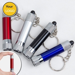 Wholesale 3 LED Pocket <b>Torch</b> Flashlight Keychain Miniature Aluminum Hand Light for Everyday Carry Emergency Sourcing Low MOQ - Product Image 1