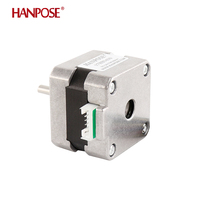 Motor Stepper HANPOSE Nema17 28N.cm 17HS3430 Hybrid 1.3A Micro Cnc Router Kit Aktuator Linear Motor 42 untuk Printer 3D Monitor