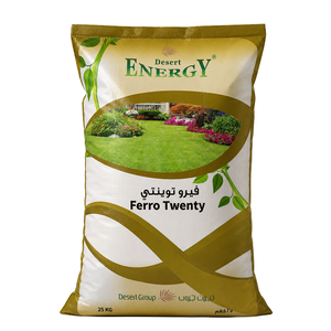 Engrais Ferreux Soluble Desert Energy Ferro 20, Sulfate Ferreux Heptahydraté 20% Fer 11,5% Soufre pour l'Enrobage des Pelouses, Sac de 25kg - Product Image 1