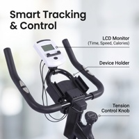Console d'affichage LCD professionnelle, moniteur de fréquence cardiaque, entraînement cardio, design de logo personnalisé, vélo de spinning