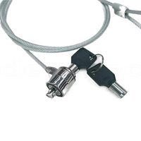 Cable Antirrobo de 1.2M para Computadora Portátil, Cable de Seguridad con Candado para Laptop