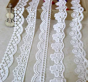 2022 Milk Silk Lace Trims Sewing Chemical Lace Trimming Fabric Embroidery Wholesales Dry For Women Dress